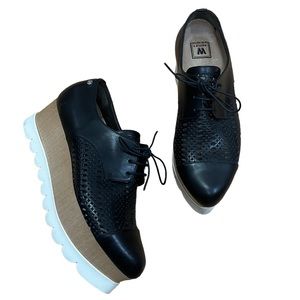 Walters Platform Leather Oxford Shoes